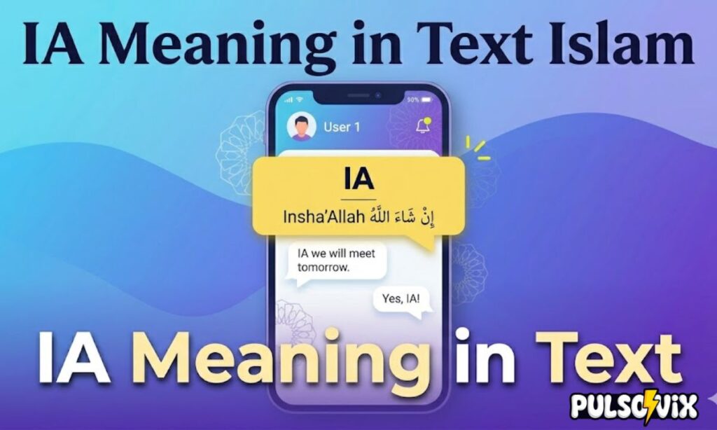 IA Meaning in Text