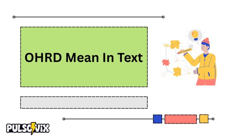OHRD Mean In Text