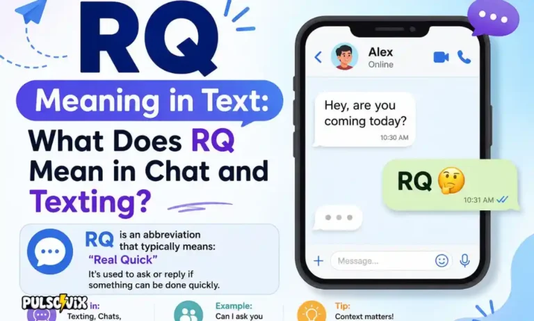 RQ Meaning in Text